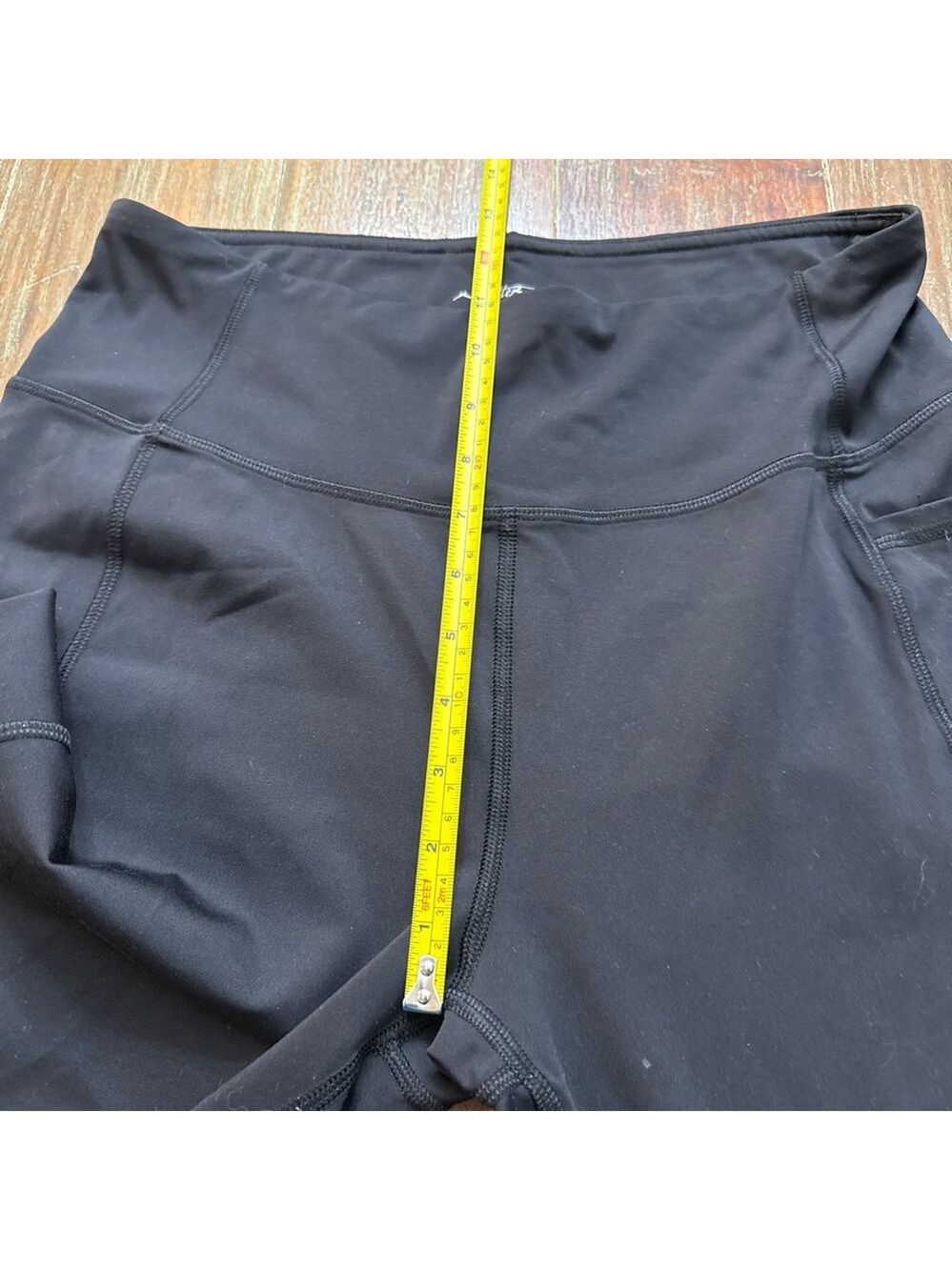 Gottex Black Leggings with Side Pocket XL Athletic Workout - Picture 7 of 11
